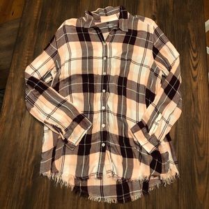 Aerie flannel button down XL